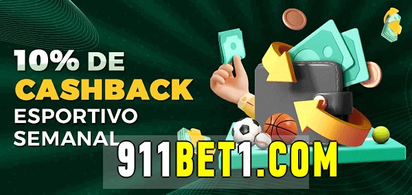 10% de bônus de cashback na 911bet 